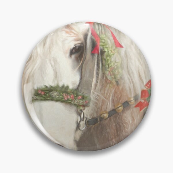 Item preview, The Clydesdale Christmas Wreath designed and sold by Trudi's Images.