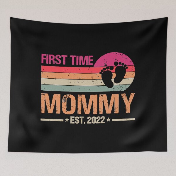 Item preview, First Time Mommy 2022 Vintage Funny Fathers Day designed and sold by KevinGardner1.