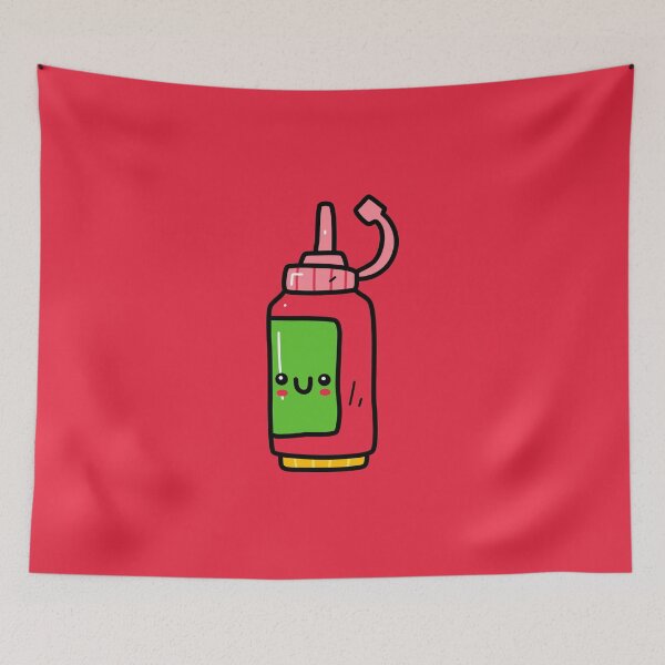 Item preview, Kawaii Cute Ketchup bottle designed and sold by zenpatterns.