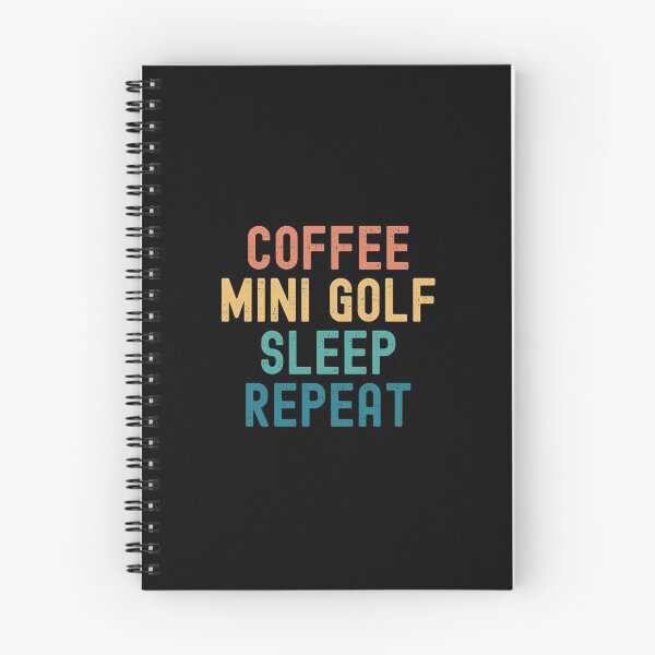 Item preview, Coffee Mini Golf Sleep Repeat - Funny Mini Golf & Coffee Gift designed and sold by kindxinn.