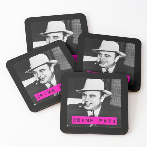 Item preview, Al Capone T-ShirtCrime Pays feat Al Capone  designed and sold by JalopSea.