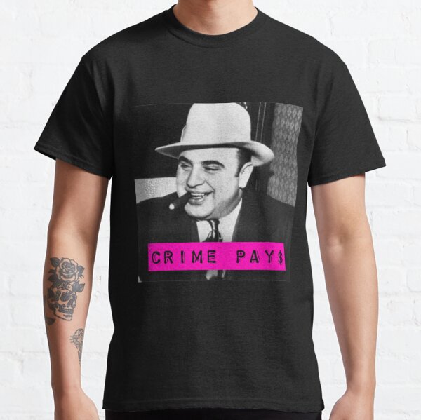 Al Capone T-ShirtCrime Pays feat Al Capone Classic T-Shirt