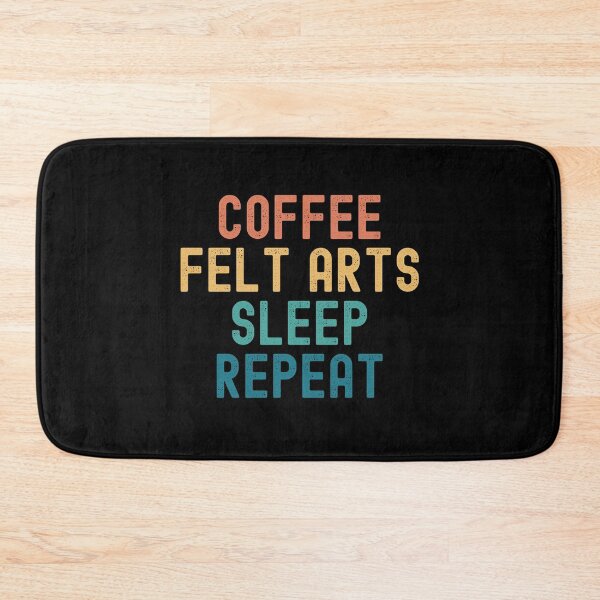 Item preview, Coffee Felt Arts Sleep Repeat - Funny Felt Arts & Coffee Gift designed and sold by kindxinn.