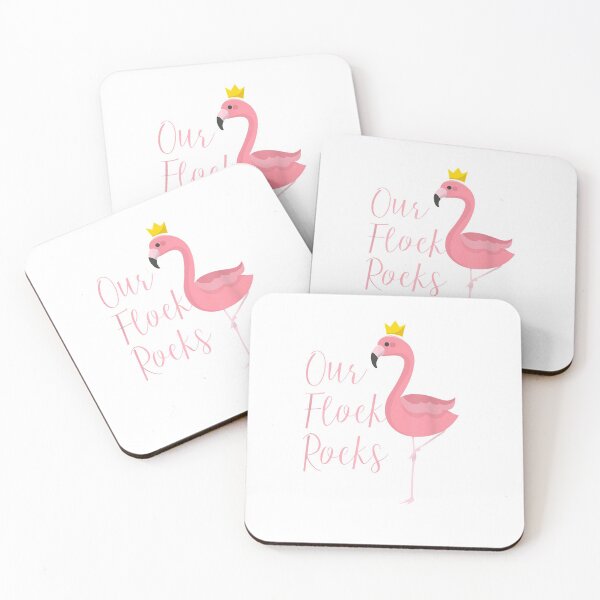 Item preview, Funny Flamingo Lover Our Flock Rocks Summer Gift T-Shirt designed and sold by ArmbruYohann.