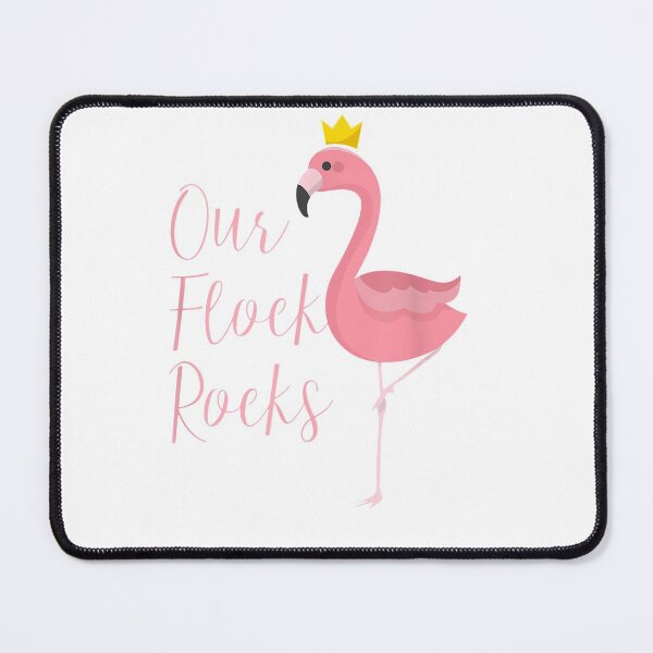 Item preview, Funny Flamingo Lover Our Flock Rocks Summer Gift T-Shirt designed and sold by ArmbruYohann.