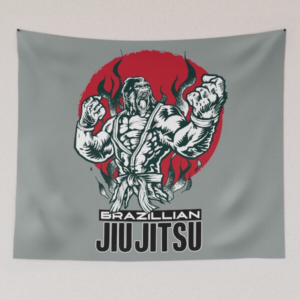 Item preview, Jiu Jitsu Fighter Gorilla BJJ designed and sold by VinBasis.