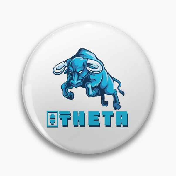 Item preview, Theta bull crypto Coin  designed and sold by MoohAs.