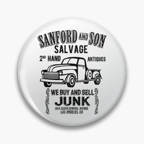 Item preview, Sanford And Son T-ShirtSanford and Son Salvage (blk) designed and sold by JalopSea.