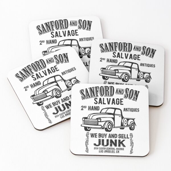Item preview, Sanford And Son T-ShirtSanford and Son Salvage (blk) designed and sold by JalopSea.