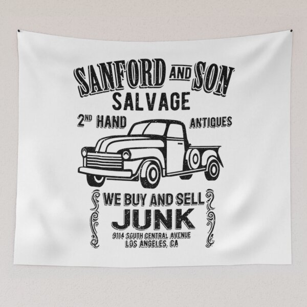 Item preview, Sanford And Son T-ShirtSanford and Son Salvage (blk) designed and sold by JalopSea.