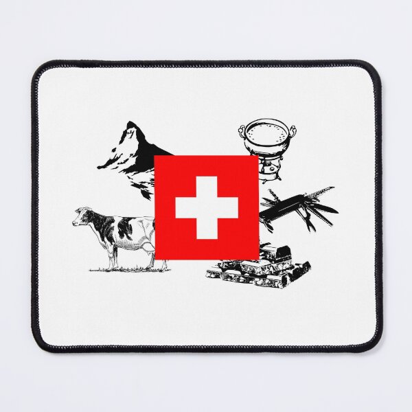 Item preview, typical swiss things switzerland flag designed and sold by artirio.