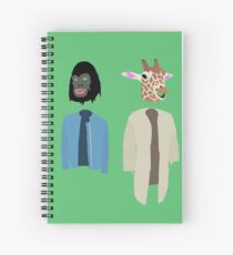 Dirk Gently Vector Spiral Notebook