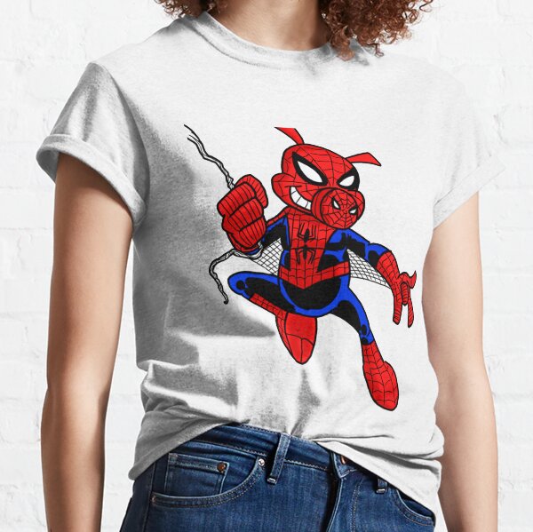 Tシャツ ザ・シンプソンズ スパイダー ポーク パンク ギャグ ブラック 黒-