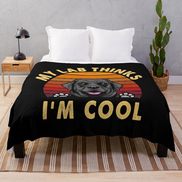 Item preview, My Lab Thinks I_m Cool Labrador Retriever Dog Lover Vintage  designed and sold by ShannonMullins.