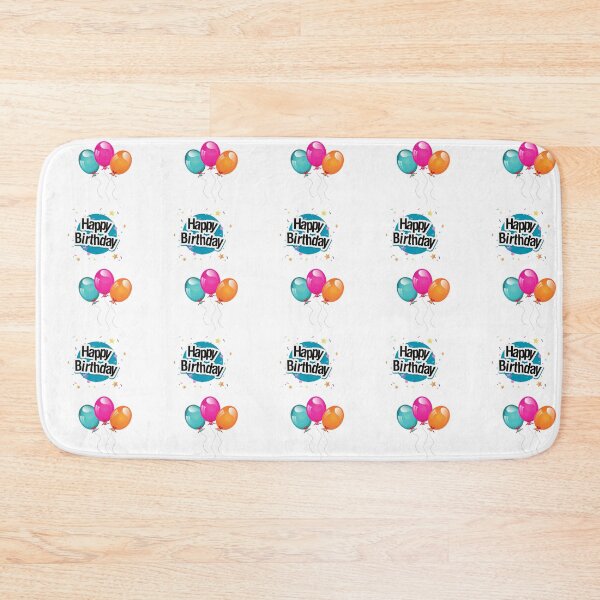 Item preview, Happy birthday with balloons. designed and sold by Hinny8.