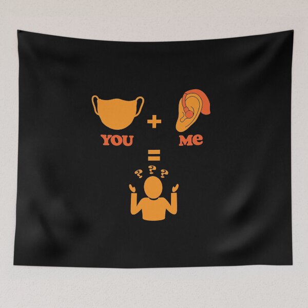 Item preview, Masks and Hearing Impairment designed and sold by shaunshirts.