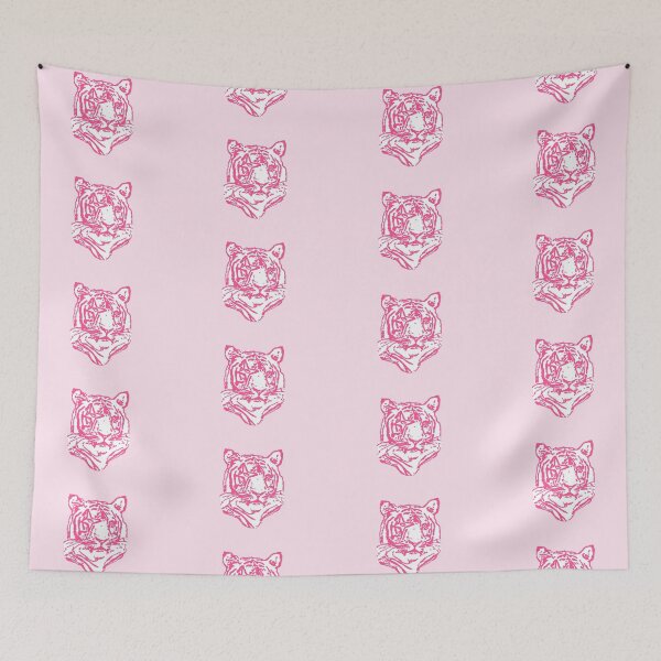 Item preview, Preppy Tiger Pink designed and sold by brookiecookie37.