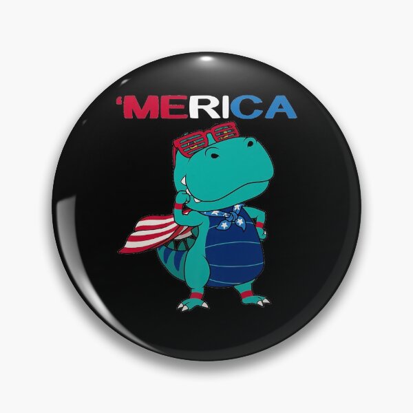 Item preview, Merica Cute T-Rex Dinosaur With American Flag & Sunglasses  designed and sold by isidrogaines.