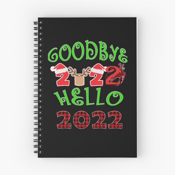 Item preview, GOODBYE 2021 HELLO 2022 with Santa Hat designed and sold by olegarh.