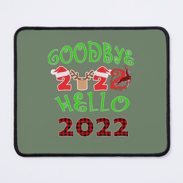 Item preview, GOODBYE 2021 HELLO 2022 with Santa Hat designed and sold by olegarh.