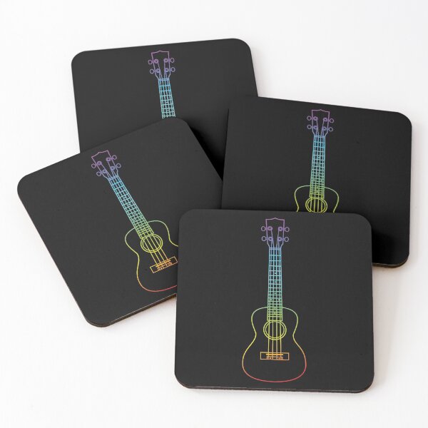 Item preview, Ukulele Colorful Outline designed and sold by nightsworthy.