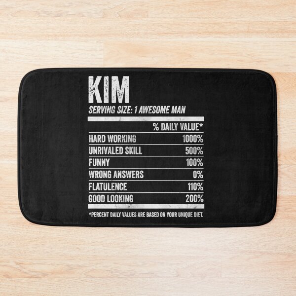 Item preview, Mens Kim Nutrition Personalized Name Shirt Funny Name Facts Premium T-Shirt designed and sold by King7778.