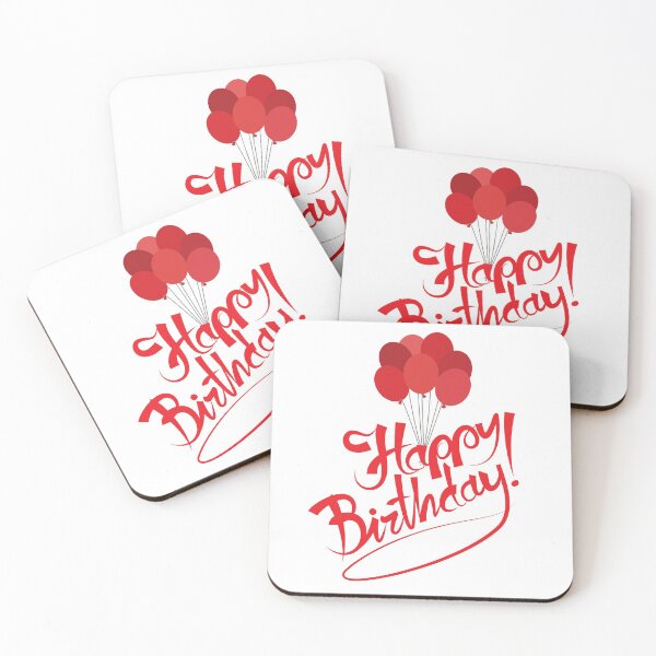 Item preview, Red Valentine happy birthday  designed and sold by Hinny8.