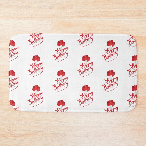 Item preview, Red Valentine happy birthday  designed and sold by Hinny8.