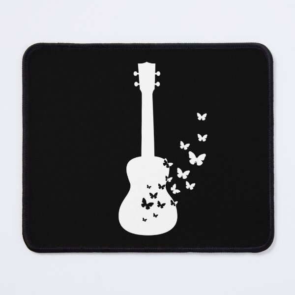Item preview, Ukulele Silhouette Turning Into Butterflies designed and sold by nightsworthy.