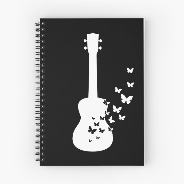 Item preview, Ukulele Silhouette Turning Into Butterflies designed and sold by nightsworthy.