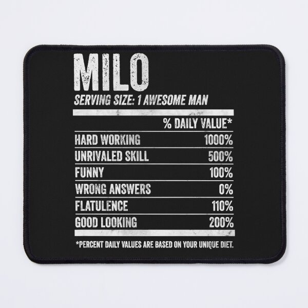 Item preview, Mens Milo Nutrition Personalized Name Shirt Funny Name Facts Premium T-Shirt designed and sold by King7778.