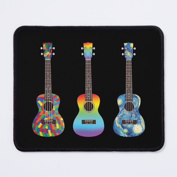 Item preview, Three Ukuleles Colorful Textures designed and sold by nightsworthy.