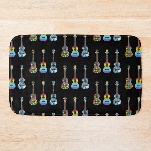 Item preview, Three Ukuleles Colorful Textures designed and sold by nightsworthy.