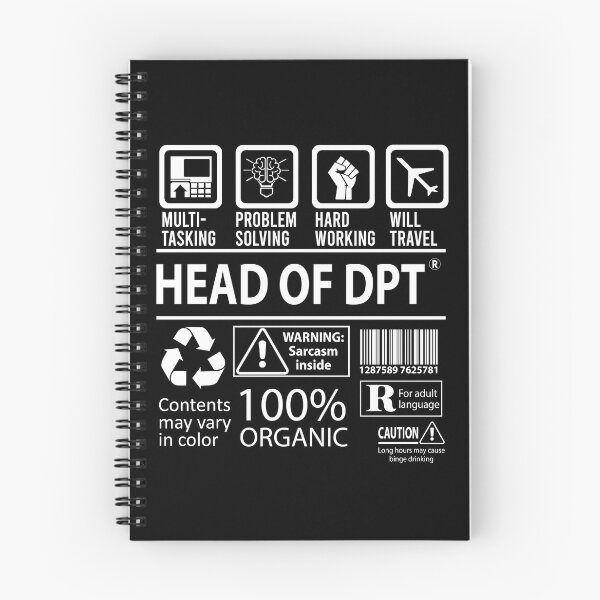 Artikelvorschau, Head Of Dpt T-Shirt - MultiTasking zertifizierter Job Geschenkartikel Tee entworfen und verkauft von sabinacsnm.