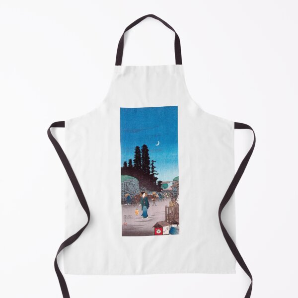 Item preview, Traditional Japanese Countryside Landscape - Peasants with lanterns designed and sold by FrostMintStudio.