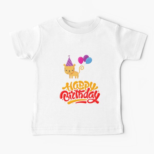 Item preview, Funny Cat happy birthday with balloons designed and sold by Hinny8.