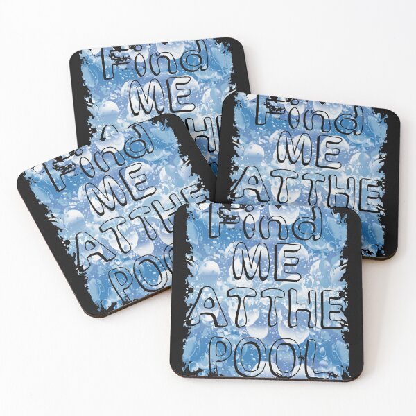 Item preview,  Swimmer Quote :Find me at the Pool designed and sold by LouzaArte.