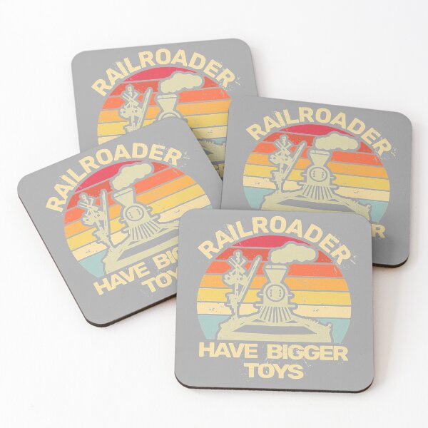 Item preview, railroad trains for men retro vintage railroader railroad designed and sold by JeffreyShultz.