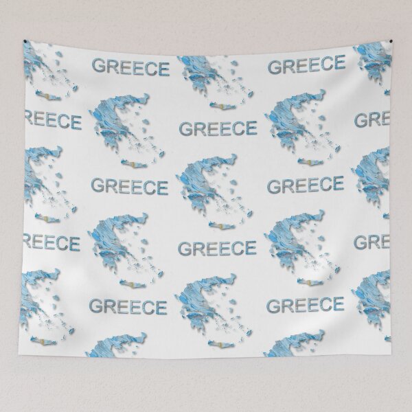 Item preview, Map of Greece designed and sold by portokalis.