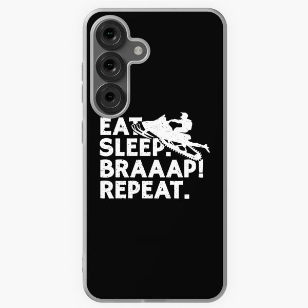 Item preview, Eat Sleep Braaap Repeat, Snowmobile, Snowmobile lover | Winter Sport designed and sold by GPODdesign.