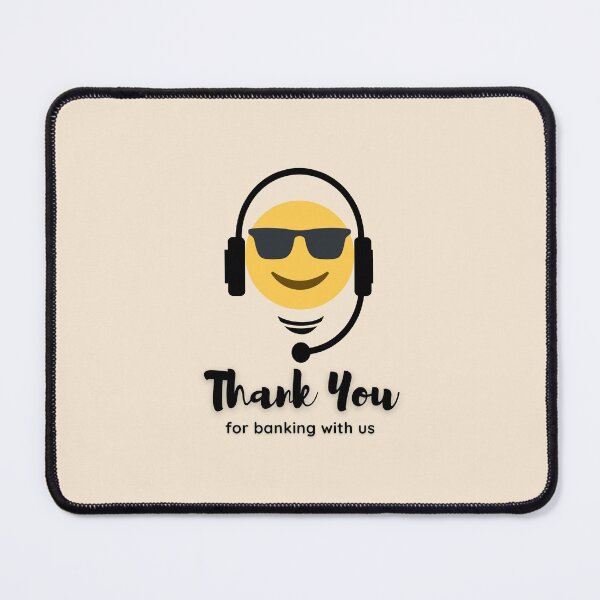 Item preview, Thank you for Banking with US - Emoji designed and sold by GlobalHunt.