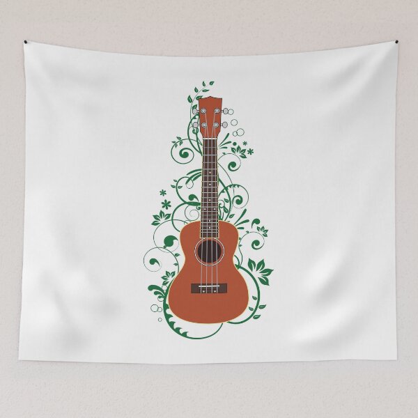 Item preview, Mahogany Ukulele Flowering Vines designed and sold by nightsworthy.