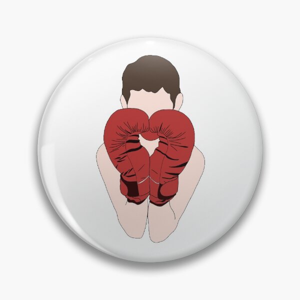 Item preview, Boxer with Red Gloves - boxer wearing gloves designed and sold by Mrs-PenLine.