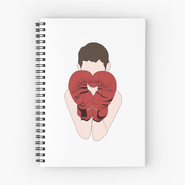 Item preview, Boxer with Red Gloves - boxer wearing gloves designed and sold by Mrs-PenLine.