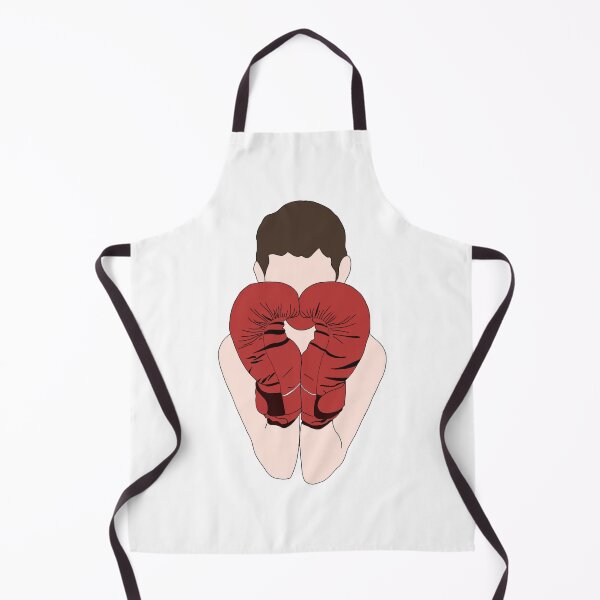 Item preview, Boxer with Red Gloves - boxer wearing gloves designed and sold by Mrs-PenLine.