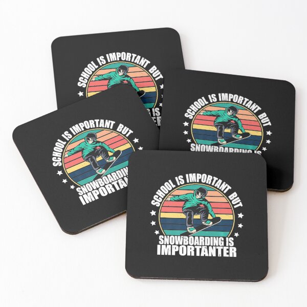 Item preview, School Is Important But Snowboarding Is Importanter Funny  designed and sold by mialinpng.
