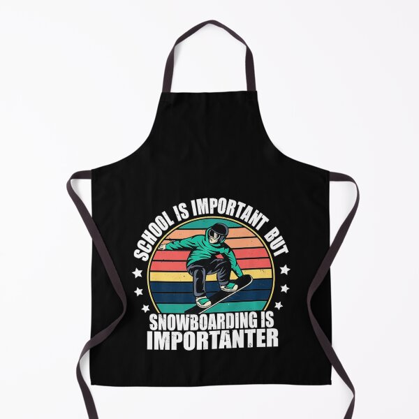 Item preview, School Is Important But Snowboarding Is Importanter Funny designed and sold by mialinpng.