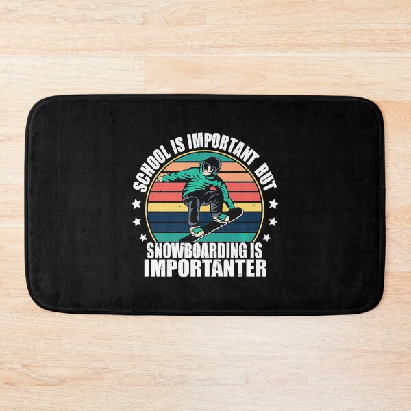 Item preview, School Is Important But Snowboarding Is Importanter Funny  designed and sold by mialinpng.