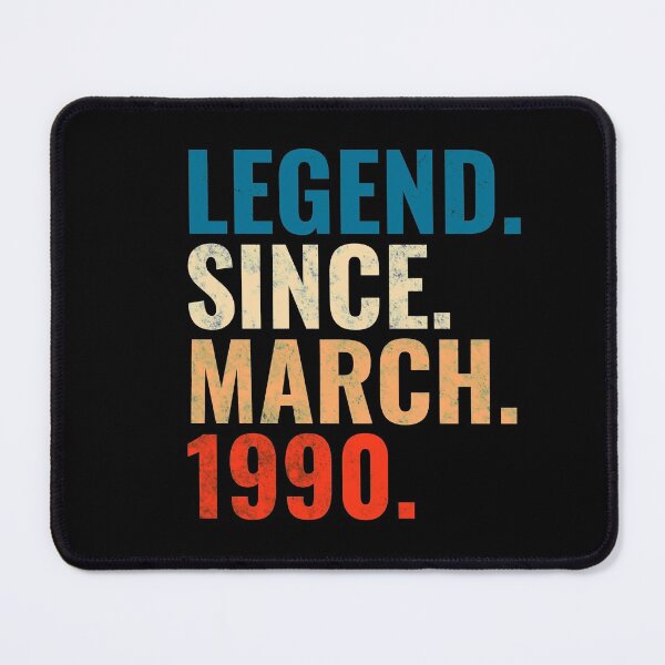 Item preview, Legend Since March 1990 Retro Vintage designed and sold by Teelogic.