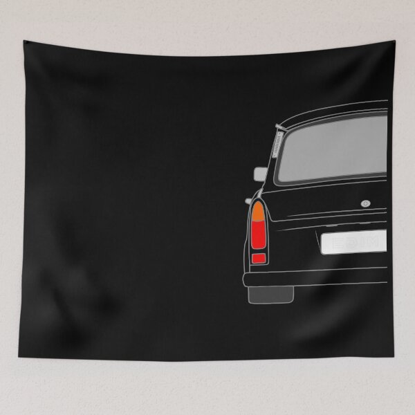 Item preview, Trabant 601S rearview half lowered designed and sold by EdimDesign.